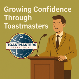 Building confidence with Toastmasters